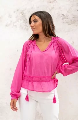 Blouse NEW ORLEANS fuchsia