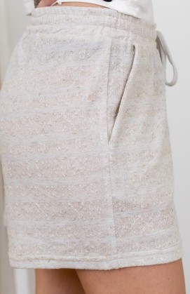 Beige ORZO shorts