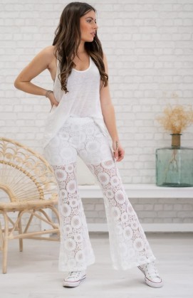 Pantalon Kaiti blanc