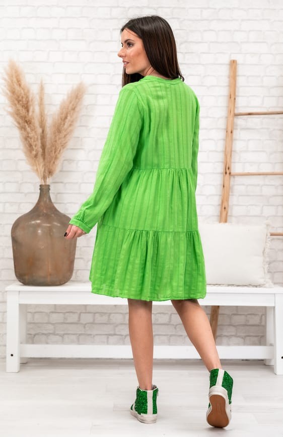 Green PACHIRA short dress
