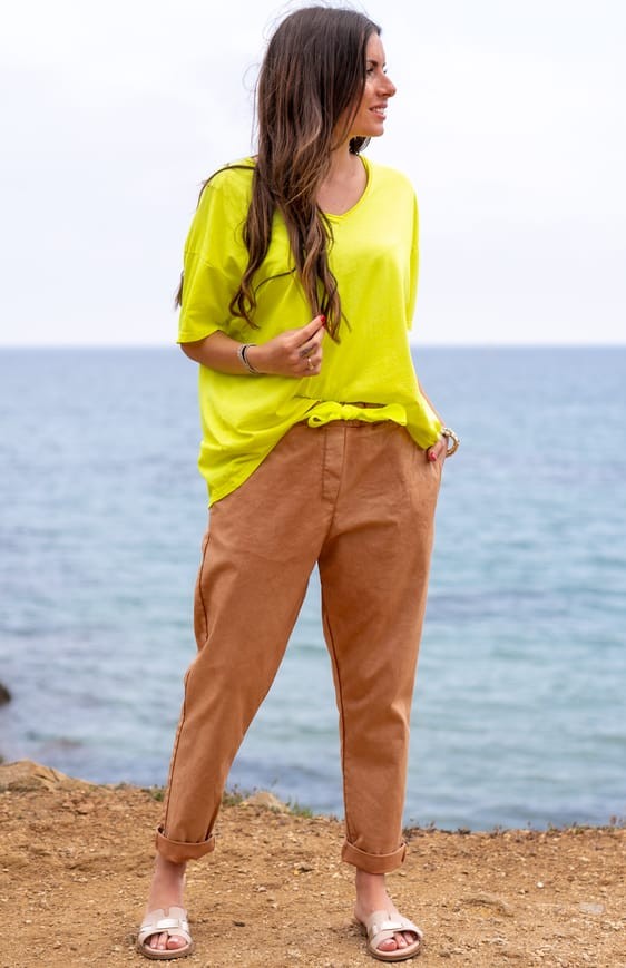 Camel/jaune JOE pant