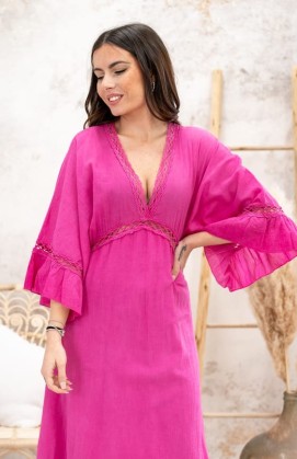 Pink BARCELONE longue dress