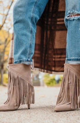 Bottines CYPRIA taupe Ovyé