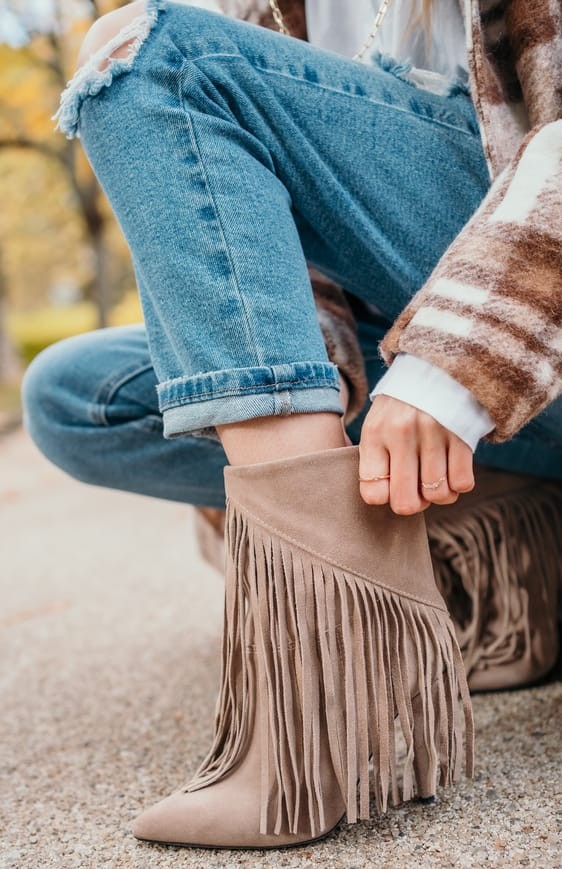 Bottines CYPRIA taupe Ovyé