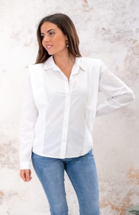 Chemise PRIXIA blanche Banditas