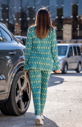 Pantalon HARVEY vert/bleu Banditas