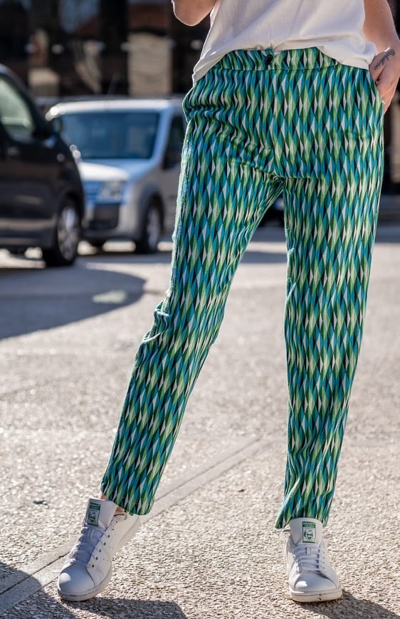 Pantalon HARVEY vert/bleu Banditas