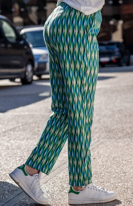 Pantalon HARVEY vert/bleu Banditas