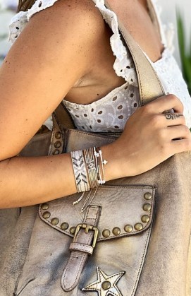 Sac CHIARA doré vintage
