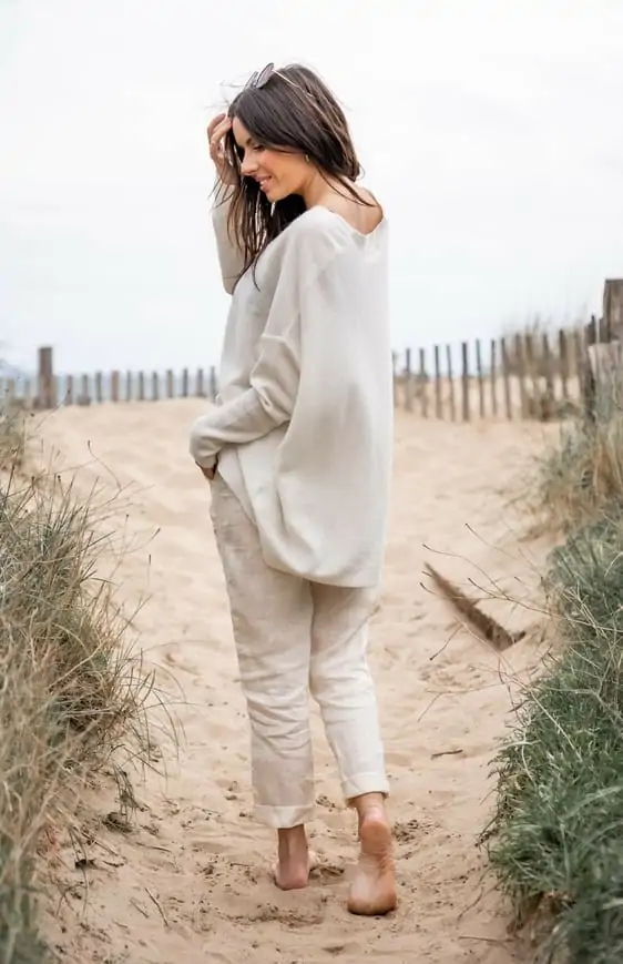 Pantalon FREYDIS crème Banditas