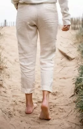 Pantalon FREYDIS crème Banditas