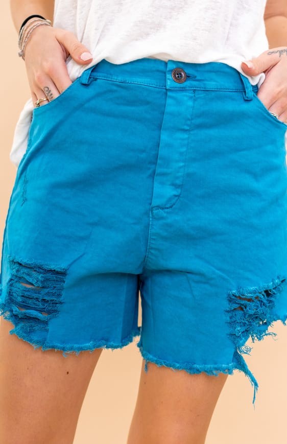 Blue ANTHO shorts