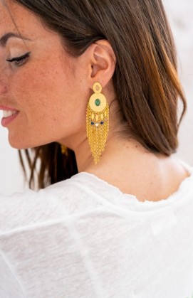 Boucles d'oreilles LANA dorées