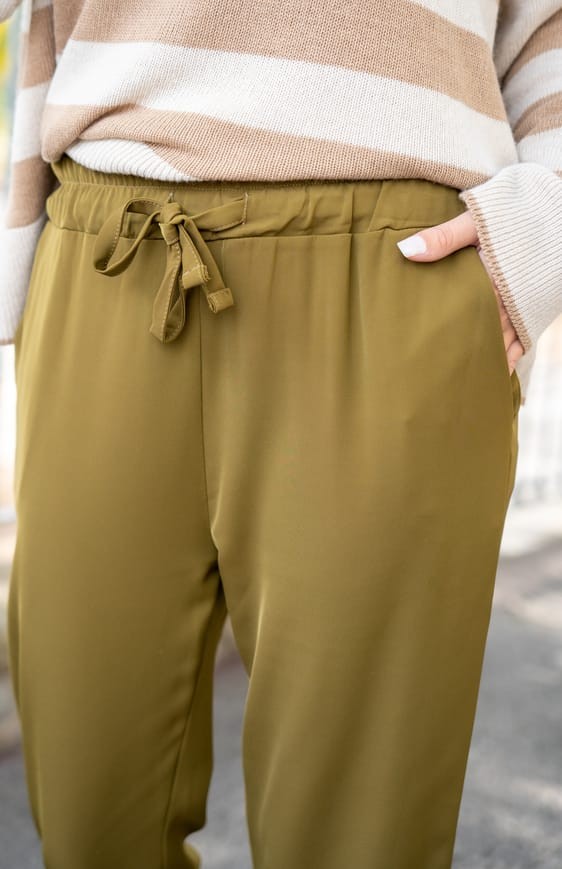 Pantalon MATHEO vert olive Banditas