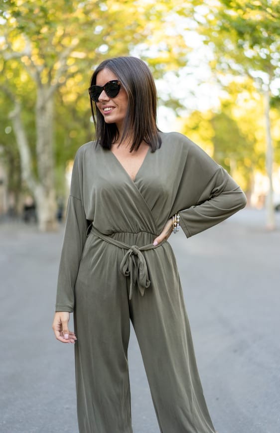 Khaki DOHA jumpsuit