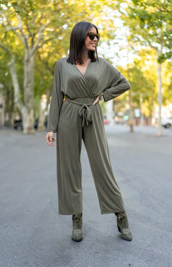 Khaki DOHA jumpsuit