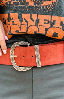 Ceinture KRISTEN terracotta