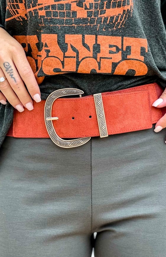 Ceinture KRISTEN terracotta