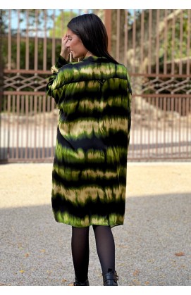 Robe DELFINA courte verte