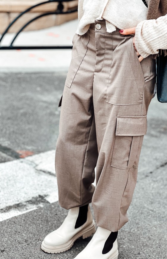 Pantalon RUSSEL taupe