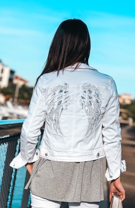White ANGEL jacket