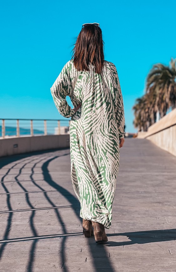 Robe CHRISSY longue verte