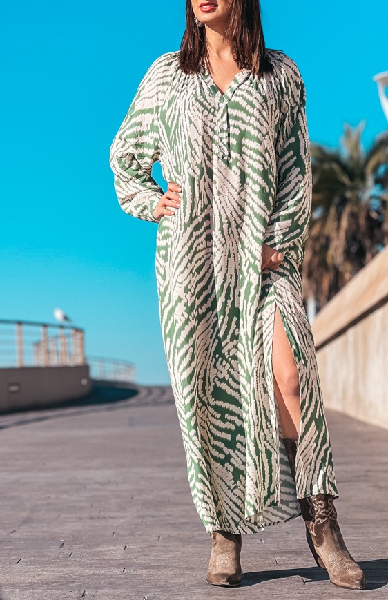 Robe CHRISSY longue verte