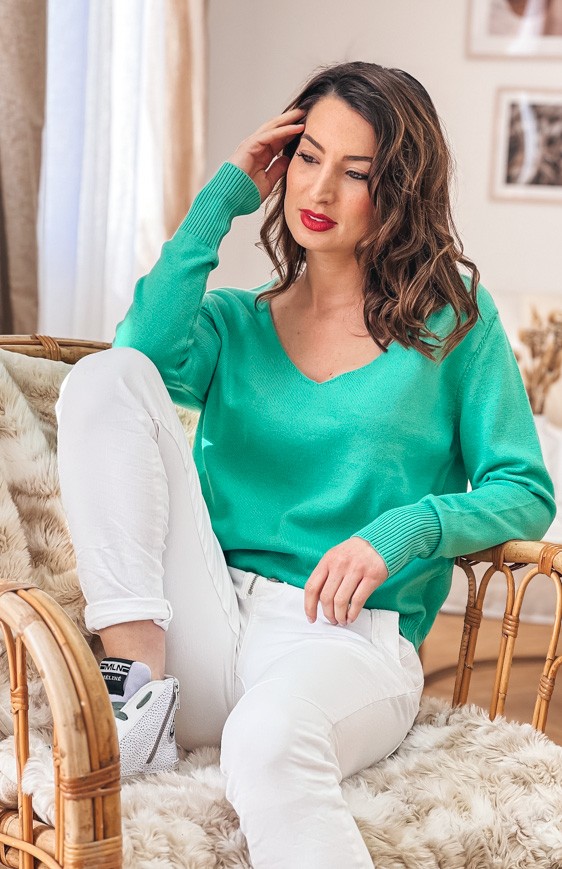 Light green SAVANA pullover