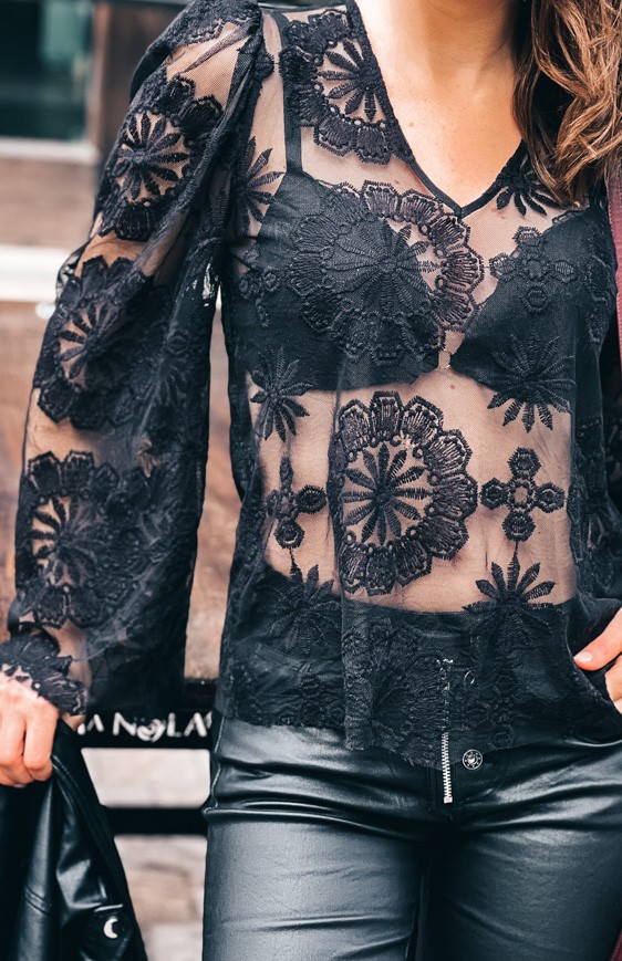 Black MADILA blouse - Banditas blouses - Boutique Keva