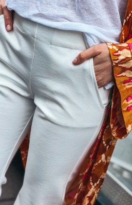 Pantalon FRED blanc