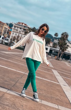 Pantalon MAXENCE vert