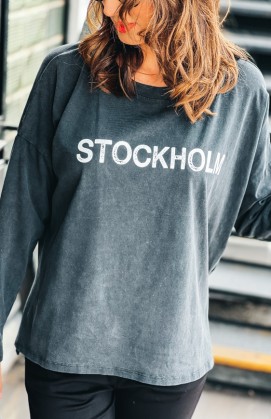 Anthracite STOCKHOLM T-shirt