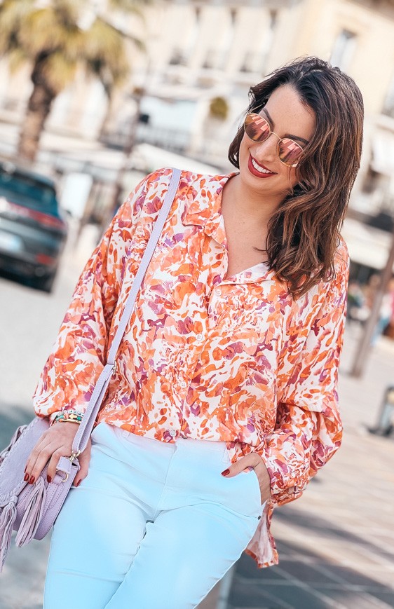 Chemise APRIL corail