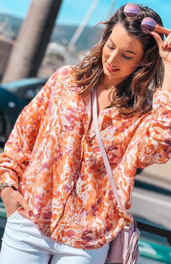 Chemise APRIL corail