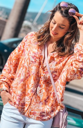 Chemise APRIL corail