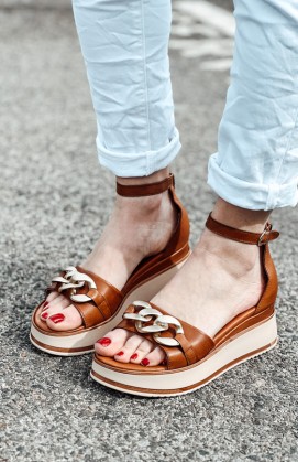 Camel FANTINE sandals