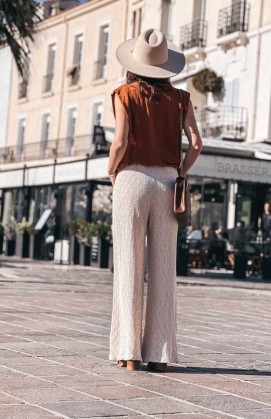 Beige WOODY pant