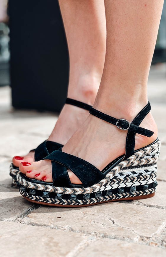 Black MANDY sandals