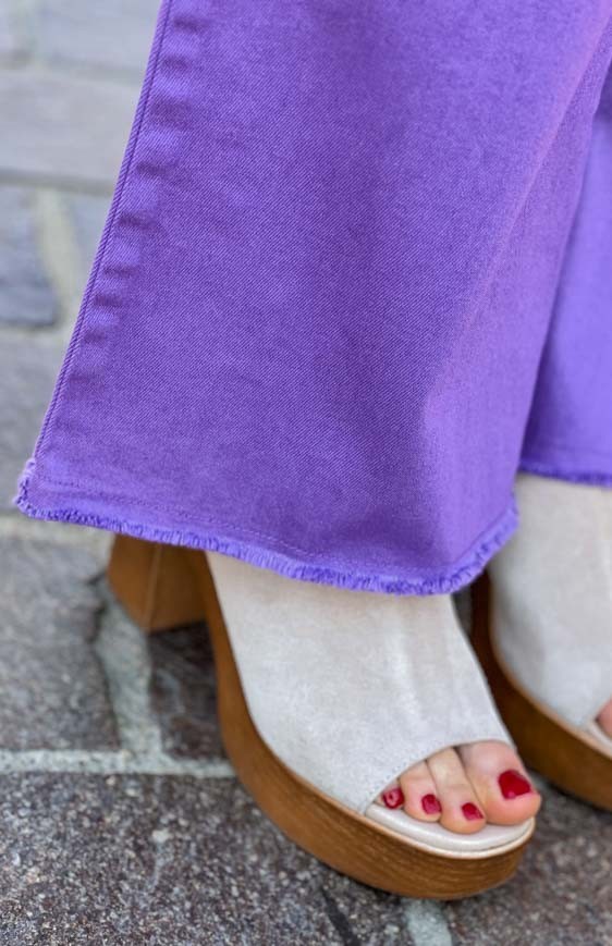 Pantalon DENZEL violet