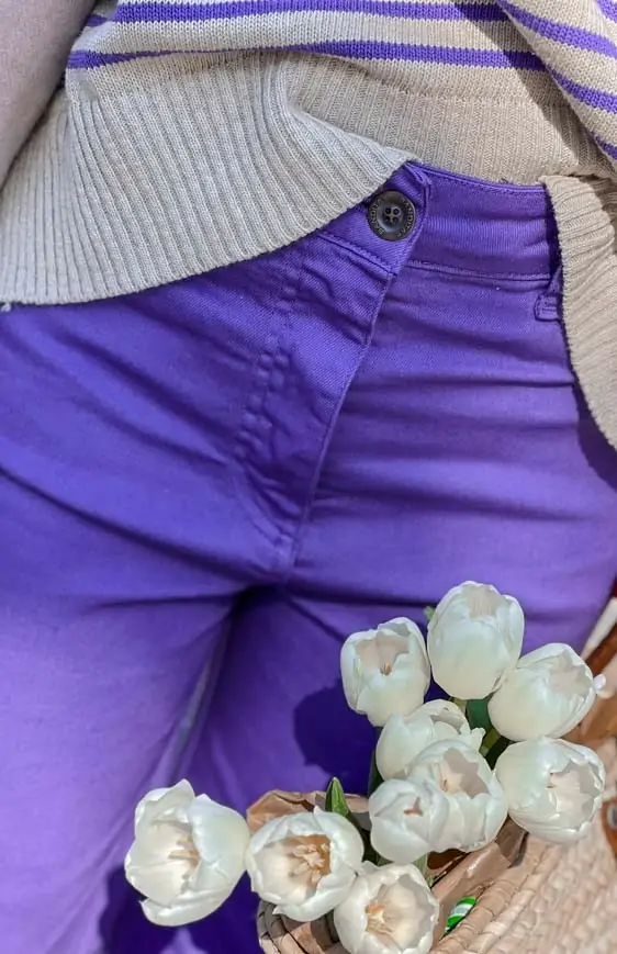 Pantalon DENZEL violet