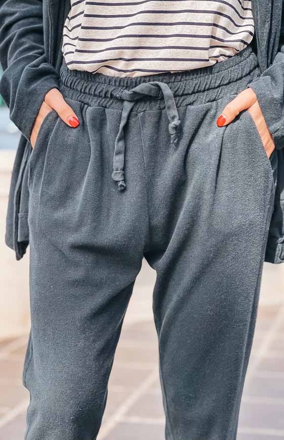 Anthracite GIACO track pants