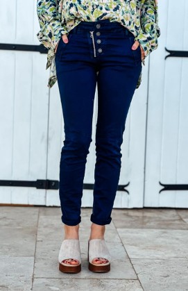 Pantalon MAXENCE bleu foncé