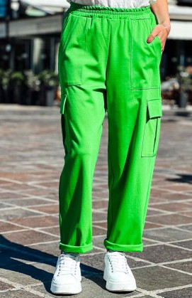 Pantalon RICKIE vert clair