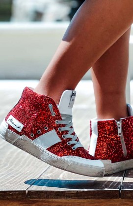 Baskets SPICY rouges