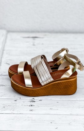 Golden ATHENES sandals