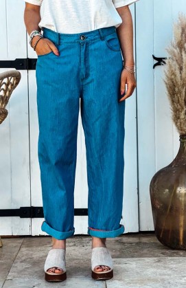 Blue ALBERTO trousers