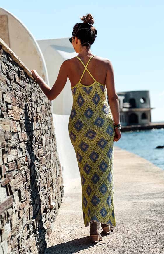 Yellow BEACH long dress