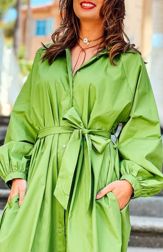Green SAKINA long dress