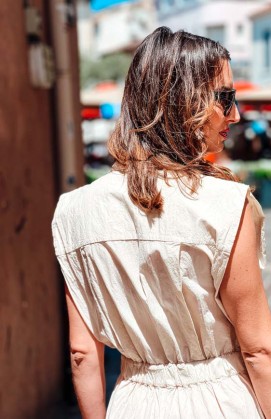 Cream IRINA pantsuit