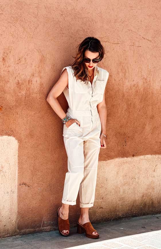 Combinaison Pantalon IRINA crème